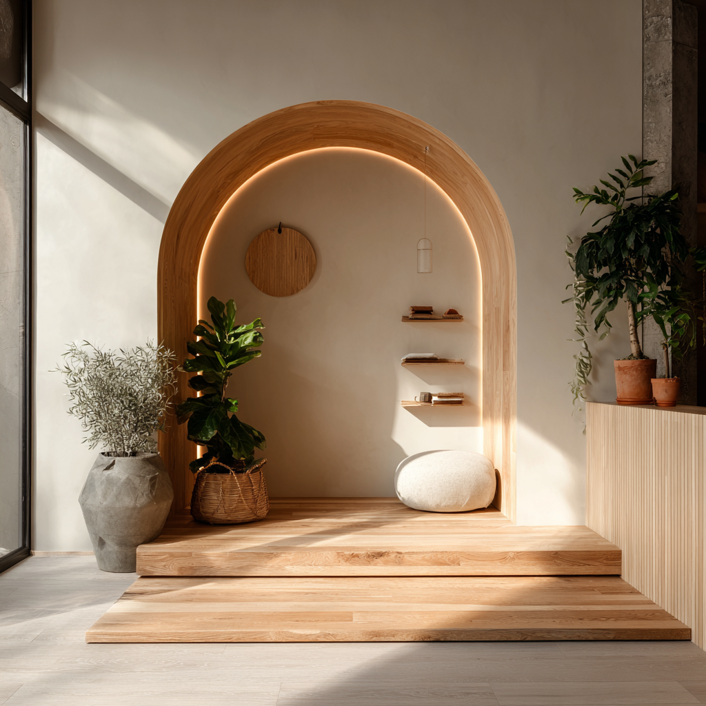 Sesiune de yoga de grup în studio calm